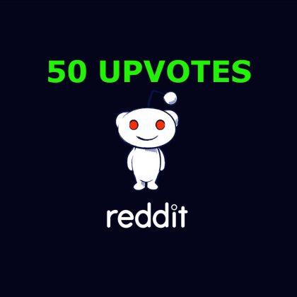 Buy 50 Reddit upvotes Logo